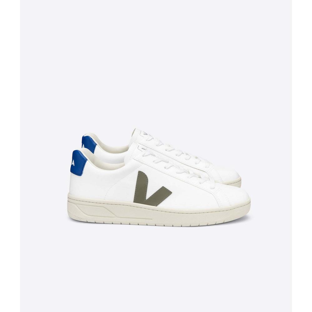 White/Blue Men\'s Veja URCA CWL Sneakers | AU 318UZG